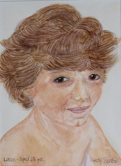 LOUIE - PORTRAIT -  6 YEARS - (SOLD) LOUIE - 6 YEARS